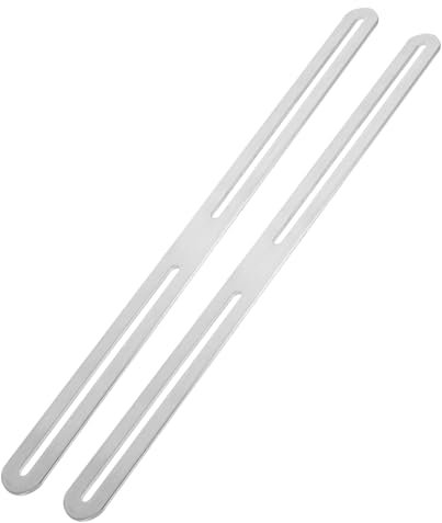 BESPORTBLE 2piezas Valla Soporte De Esquina Soportes Ajustables Para Buzón o Puerta De Valla Placa De Unión De Acero Inoxidable Para Instalación Estable Plano Para Cercas Placas Planas De Rep