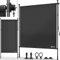 tillvex® Store Extérieur Vertical 150x310cm Anthracite avec Manivelle sans Perçage | Store Enroulable Extensible & Occultant | Store Manuel Balcon Terrasse Jardin | Brise-Vue Balcon Résistant