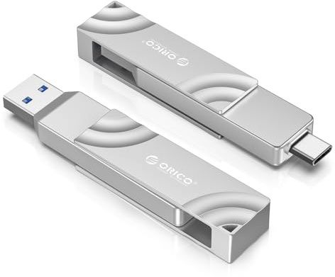 ORICO 2 TB SSD extern, extern hårddisk SSD upp till 1 050 MB/s, USB C extern solid state-enhet för iPhone 16/Android telefon/PS4/surfplatta/Mac/Windows OG201