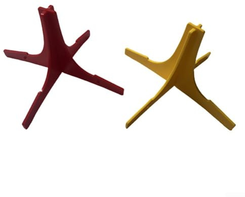 Soporte de trompeta resistente y portátil para un apoyo fiable durante las actuaciones (rojo)
