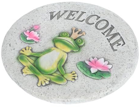 BESTonZON Tremplin De Grenouille Décoration De Cour Accessoires De Mise Scène Pédales Rondes Pour Jardin