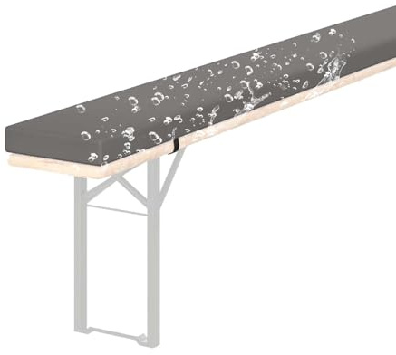 Generisch Bierbankauflage Gepolstert Outdoor FüR Bierzeltgarnitur Bankauflage 220x25 200x23 180x30 Waschbare Bierbankauflagen Gepolstert Auflage FüR GartenbäNke Terrassen Indoor,I 30,180x30x3cm