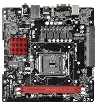 Processore Scheda madre Fit For ASRock B150M-PIO2 Socket 1151 Intel B150 DDR4 32GB supporta i5-6500 7700 6700 7300 7500 7100 G4600 CPU uDTX