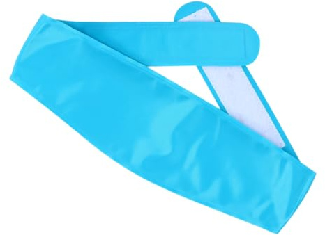 PENIKOKO Pack De Glace Réutilisable Sangle, Refroidissement Pour Blessures, Léger Et Étanche, Poche De Glace Pour Sport, Thérapie Froid Pour Douleurs Et Fièvre, Bleu Ciel,