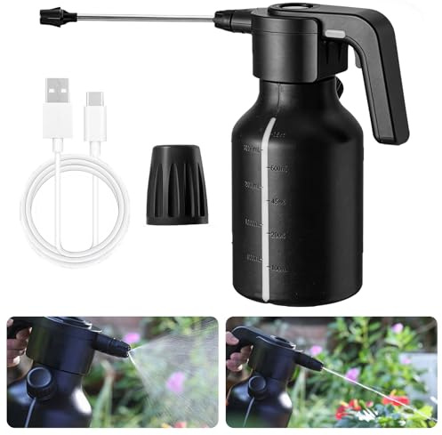 2L Pulvérisateur De Mousse Électrique,Arrosoir Electrique avec USB,Flacon Pulvérisateur Electrique pour Jardinage Et Nettoyage,L'entretien des Plantes,Lavage De Voiture, Voiture,Maison