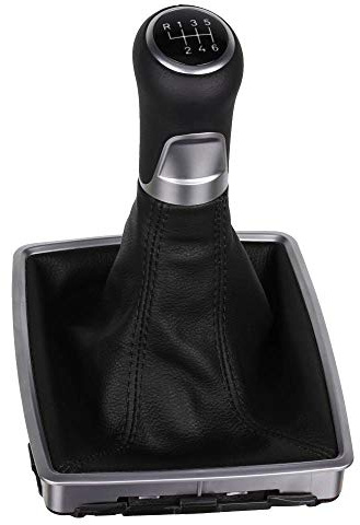 Schaltknauf Leder kompatibel mit Mercedes Benz C-Klasse W204 W212 | C204 S204 A207 C207 S212 GLK X204 ICT Schalthebel Schaltsack Schaltmanschette Zubehör passgenau Made in Germany