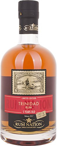 RUM NATION - 5 ans Jamaica Pot Still Sherry Finish Oloroso - Rhum Vieux Ambré - Origine : Jamaïque - Notes de Fruits Secs - 50% Alcool - 70 cl