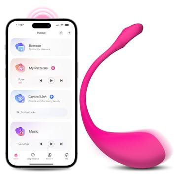Lovense Lush 2 - Vibratorenset für Frauen mit 1000+ Modi, Bluetooth Fernsteuerung, diskret & leise, ideal für Unterwegs und Solo-Nutzung