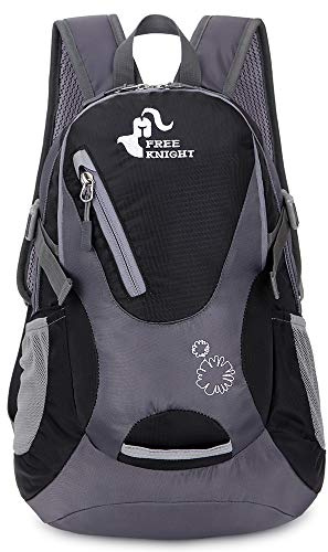 free knight Kleiner Tagesrucksack 20L Radfahren Wanderrucksack Wasserdichter Reiserucksack Leichtgewicht (schwarz)