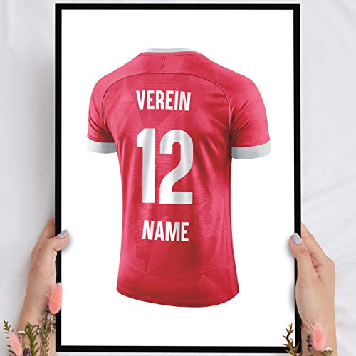 Elbeffekt Holzbild Hannover - personalisierbar zum Hinstellen/Aufhängen optional beleuchtet, Fan Geschenk mit Spruch auf Holz - Aufsteller Dekoration - persönliches Geschenk