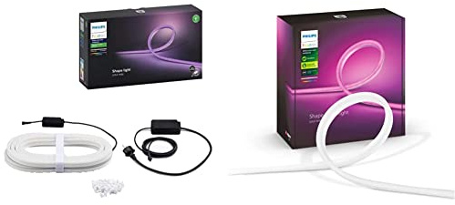 Philips Hue White & Color Ambiance Outdoor Lightstrip (5 m) & White & Color Ambiance Outdoor Lightstrip (2 m)