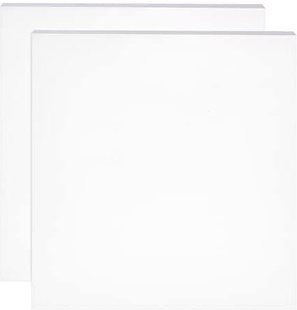BENECREAT 2 pièces Plaque de Feuille de Caoutchouc de Silicone Blanc 250x250x3mm Panneau de Joint résistant aux Hautes températures, utilisé pour fabriquer des Joints et des Joints