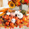 Benjia 102 Piezas Juego de Decoracion de mini Calabaza falsa de Otoño - Calabazas Decorativas y Artificiales para Halloween - Hojas de Arce y Bellotas para Cosecha y Decoraciones