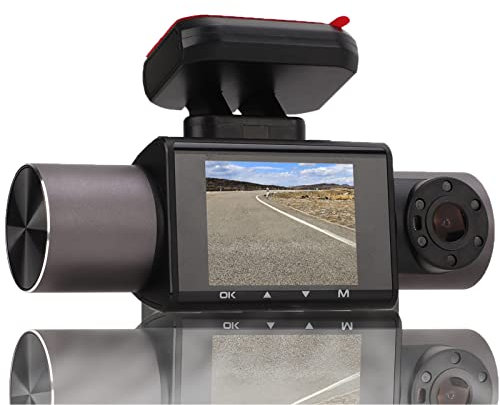 Leapiture 2 pollici Dash Cam Telecamera per Auto Car DVR 1080 FHD Dual Lens Videoregistratore di sorveglianza del parcheggio con GPS per la sicurezza di guida