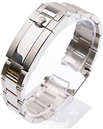 REFKIT Bracelet de montre for Rolex for SUBMARINER for DAYTONA en acier inoxydable massif bord d'arc accessoire de montre hommes bracelet de montre(A)