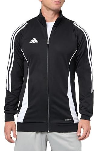 adidas mens Tiro 24 Training Jacket, Black/White, Large