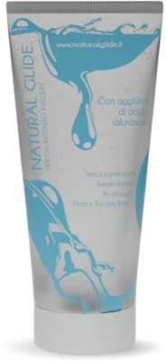 Lubrificante Intimo Naturale a Base di Glicerina e Acido Ialuronico – Gel Idratante e Scorrevole, Per Rapporti Sessuali e Massaggi – 200ml