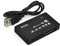Multibao All in One Multi Card Memory Reader Adapter for Micro SD SDHC M2 MMC XD CF MS with External USB- Black