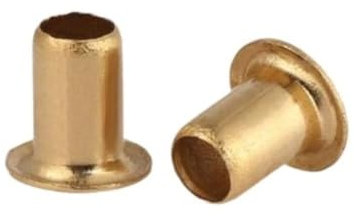1000 Stück M2 * L Kupfer-Hohlnieten, doppelseitige Leiterplatten-Durchkontaktierungen, Nägel, Kupfer (Size : M2 x 10)