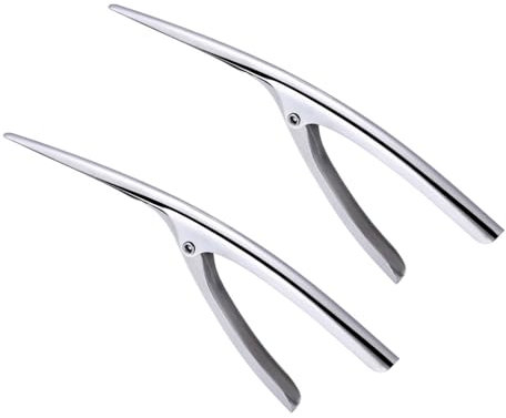 pofluany Shrimp Peeler Tool Seafood Peeler 2pcs Stainless Steel Shrimp Peeler Deveiner Tool Lobster Prawn Shell Shucker Opener Sheller Crawfish Tail Remover Seafood Peeling Tool Kitchen Gadget 2pcs