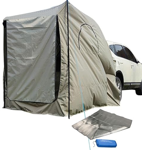 SUV Zelt – Campingzelt wasserdicht aus Oxford-Stoff SUV | Multifunktionales Campingzelt mit Bodenmatte, Campingzelt mit Heckklappe für Auto, kleine MPV, SUV, Pick-up, Limousine,