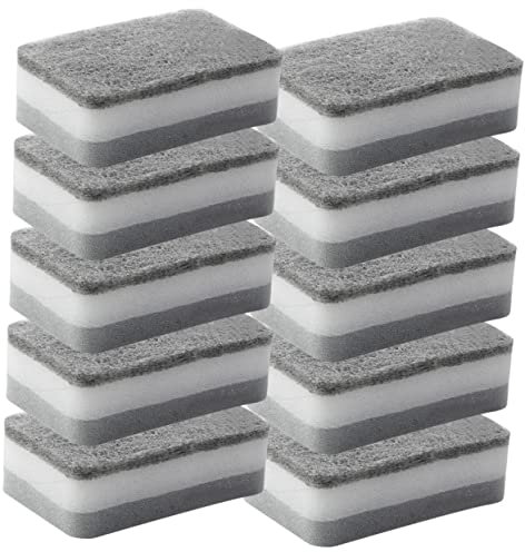Beavorty 10stücke Waschbarer Spülschwamm Aus Hochwertigen Materialien Kompakter Wok-Schwamm Für Küchenreinigung Wiederverwendbare Reinigungsschwämme Für Geschirr