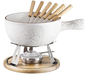 MÄSER 935480 Serie Pintar-Fondue de Queso para 6 Personas, Estilo Vintage, Cerámica
