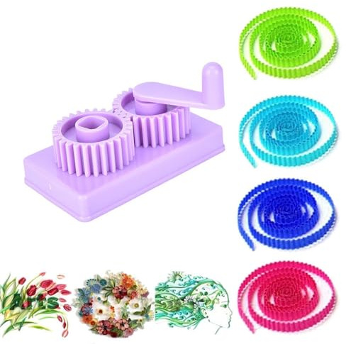 Rizador de papel, prensadora de papel, herramienta de engarzado artesanal para rizos de papel, Paper Wave Shaper, versátiles suministros de quilling de papel hechos a mano para uso doméstico