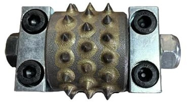 1 Roue de Marteau à boucharder en Acier au tungstène cémenté avec Support for Granit, marbre, carrelage extérieur, Surface Litchi(Type A)