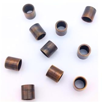 Confezione 10pz Manicotto in ottone 12x13mm per raccordo M10X1 Color (Bronzo)