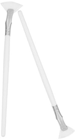 HAPINARY 2 piezas Brochas Maquillaje Ojos Pinceles Sombra y Iluminador Portátiles Diseño Ergonómico para Aplicación Precisa y Aptas para Tipo de