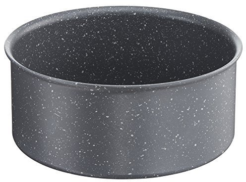 Lagostina Ingenio Induction, Casseruola, Fonda Alluminio Antiaderente, Effetto Pietra, 20 cm