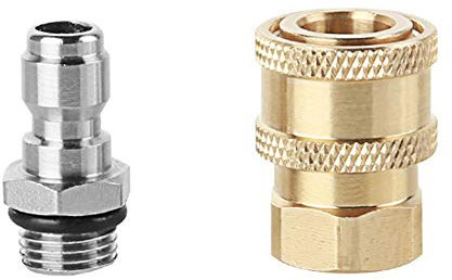 Connettori ugello spruzzatore ad alta pressione Rondella NUZAMAS, filettatura M14, connettore rapido Quick 1/4, raccordi per tubo tubo