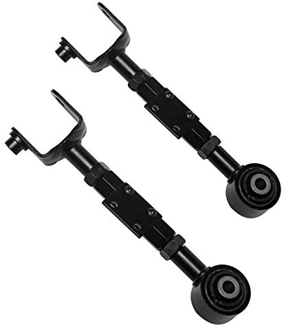 TUCAREST 2 piezas K90489 (par) izquierdo derecho trasero superior brazo de control compatible con Honda CR-V 02-06 Honda Element 2003-2011 Honda Element suspensión lateral del pasajero
