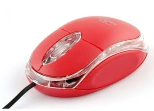 Souris optique avec fil USB 3.0 avec LED rouge compact pour ordinateur portable NETBOOK