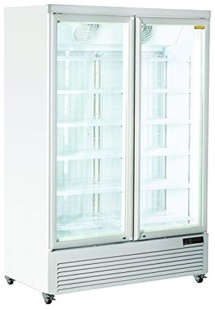 RFG 1350 Congélateur vertical avec 2 portes en verre