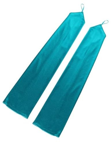 Winterhandschuhe 48 cm Frauen Satin Haken Finger Lange Fingerlose Handschuhe solide Retro-Stil Oper Abendkleid Zubehör Etikette hohe Elastizität