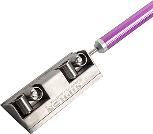 Corner Roller - With Handle 51 inch SIPHON DRYWALL PRODUCTS™ | Taping and Finishing Tools | Stainless steel | Sheetrock Gyprock Wallboard Plasterboard Mud