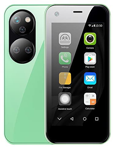 Hipipooo Mini 3G Téléphone 2,5 Pouces, 1580mAh, Android 6.0, Smartphone Téléphone pour Enfants 1 Go + 8 Go(P40-Vert)
