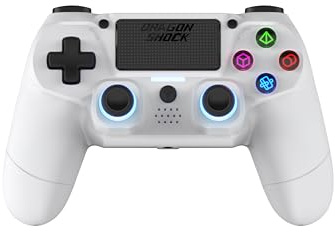 DragonShock Controller Mizar Wireless weiß PS4