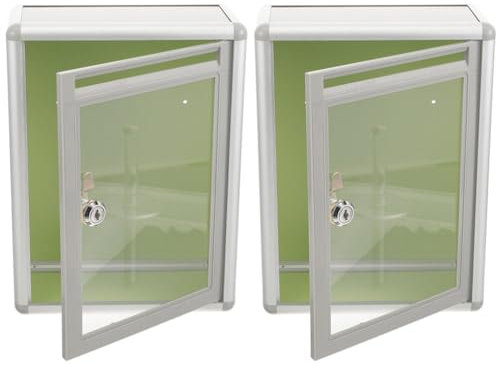 BESTonZON 2pezzi Postale Con Serratura Per Suggerimenti Per Uffici e Spazi Pubblici Facile Installare e Resistente