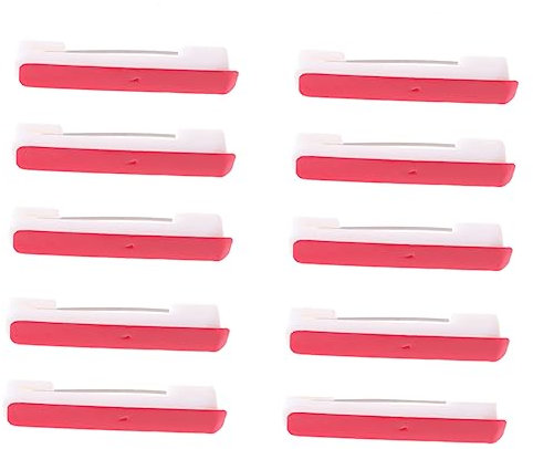 100St Stiftrücken aufkleben Abzeichen machen Zubeh?r Selbstklebende Sicherheitsbügelstifte Stecknadeln Brosche liefert magnetisch Klebstoff Monteur Knopf Mutter Ausweis Weiß