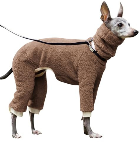 Kasmole Winter-Hundepullover,Haustierpullover - 4 Beine, vollständig bedeckt, hoher Kragen, dehnbar, verdickend, elastisch, Ganzkörper-Hundemantel für Labrador, Golden Retriever