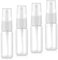4 Pezzi Flaconi Spray,Riutilizzabile Tomizzatore Bottiglia di Profumo in Plastica, 20ml Bottiglia Spray Vuota, Trasparente Portatile Bottiglia,per Liquido Viaggio Cosmetico