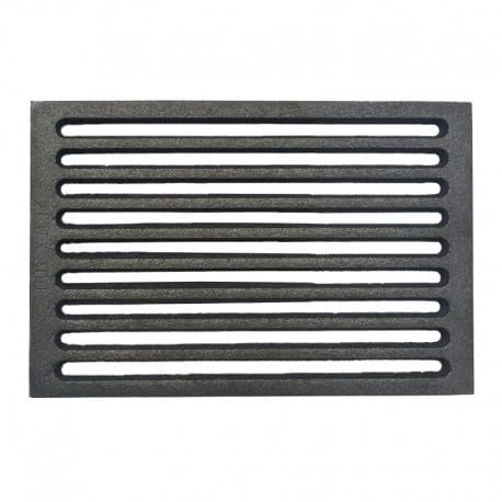 Termobrico Griglia in ghisa per Camino e Stufa a Legna e Pellet Barbecue fondello per Caduta Cenere e aereazione -Varie Misure- (30x20,6x1cm 2,5Kg)