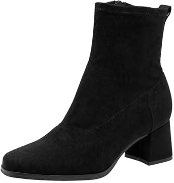 TAMARIS dam komfort boot heel stövletter, svart, 40 EU, svart, 40 EU