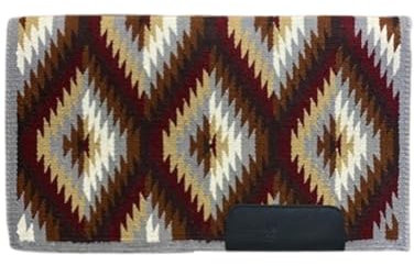 EQUIEMPRESS Sattelunterlage Western Ranch/Westernsatteldecke aus Neuseelandwolle, Top Wool Pad Sensor Flex (Anpassung möglich) A-841 (34 x 32)