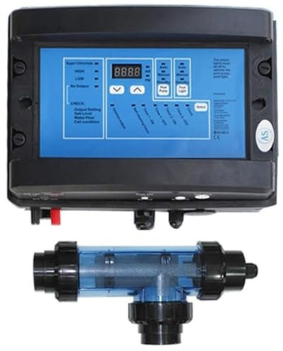 Salzwasserchlorinator, Automatische Reinigung, Salzwasserpool-Chlorgenerator, 15/20/30/50 g/h, Pool-Chlorgenerator, Chlorinator für 35-100 m³,30g/h