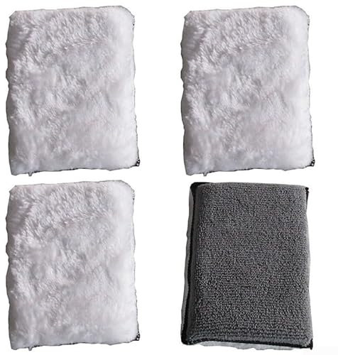 4 bloques de esponja para lavado de autos para una fácil limpieza de interiores de cuero y tapicería