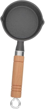 IMIKEYA Sartén Mini Antiadherente de Hierro Fundido para Huevos y Desayunos Herramienta de Cocina Práctica y Ergonómica para Uso Doméstico